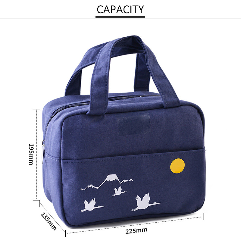 Large Capacity Zipper Insulated Lunch Cooler Bags