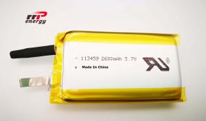 China UL1642 Hand Warmer Lithium Ion Polymer Battery Pack 2600mAh 3.7V 113459 Durable wholesale