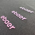 TPU Rubber Silicone Heat Transfer Logo Embossed Garment Label Iron On 3D