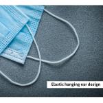 Non Woven Blue Disposable Face Mask 17.5*9.5cm Size OEM / ODM Available
