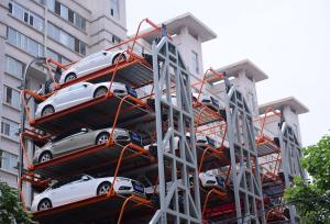 China High Durability Motor Chain Drive Vertical Rotary Parking System With 50HZ Electricity wholesale