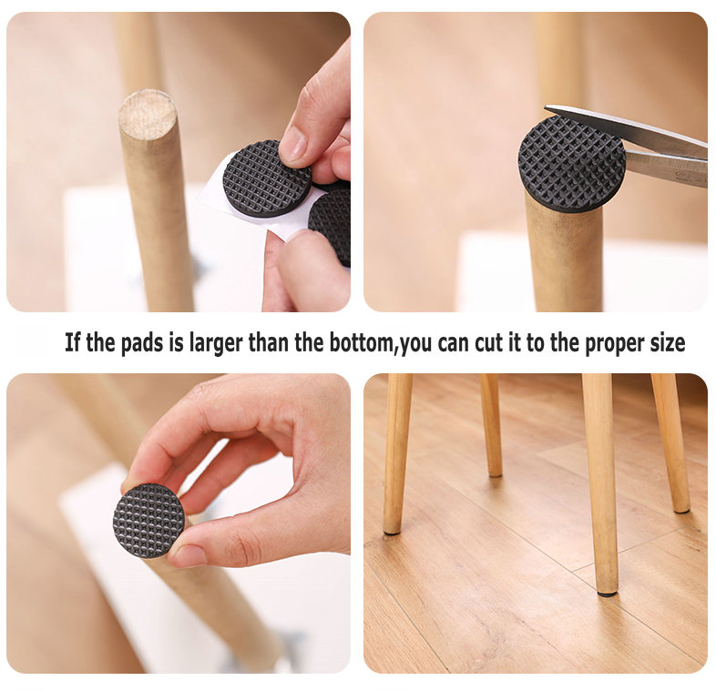 Round Double Sided Foam Tape Adhesive , Eva Foam Pad With Insulation Function