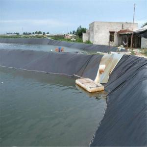 China 100% Virgin Material Waterproof HDPE Geomembrane For Fish Pond Liner on sale