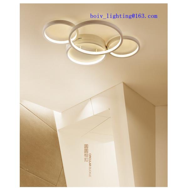 Circular Buckler Simple LED Ceiling Lightings White Color Lamps