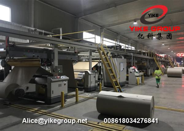 Fully Automatic 3 5 7 Layer Corrugated Board Production Line / Corrugated Board