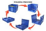 Professional Manufacture Goods Foldable Crate Box with Internal Size 460*460