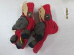 Acrylic Bootie Socks Indoor Floor Socks for Winter--Gilrs lovely gifts for