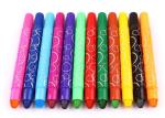 12 colors Eco-friendly fancy Non-toxic wax crayon set/cheaper and 12 colors