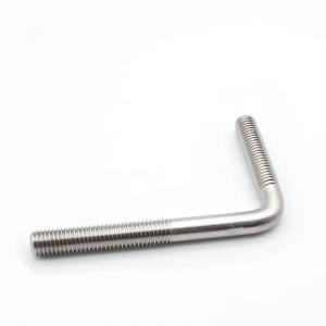 China Stainless Steel Eyelet Foundation Bolt L 7 J Type Anchor Bolt With Nuts M10 Plain on sale