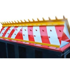China Roadway Safety Vehicle Wedge Barrier Surface Mounted Road Blocker 3M-6M Crash Rated wholesale