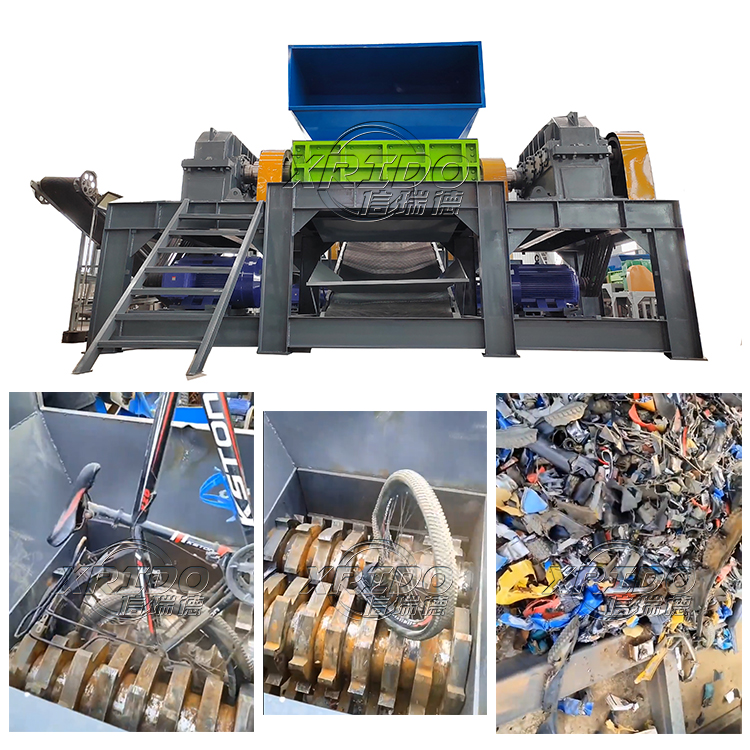 Copper Wire Shredder 300 Kg/H-22000 Kg/H Aluminium Can Shredder