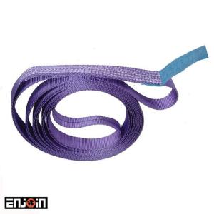 China Width 50mm Endless Webbing Sling High Strength Dyeing White / Violet Color wholesale