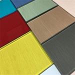 Impact Resistant Colored Tempered Glass 3mm - 19mm Fine Polished Edge Toughened