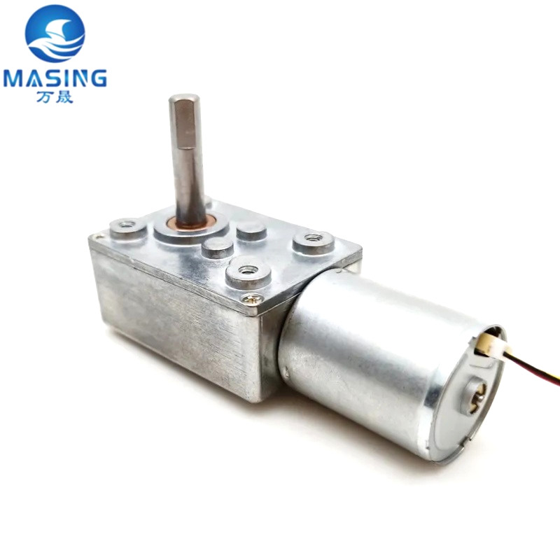 Gearbox Brushless DC Worm Gear Motor Self Locking Low Noise 2430 Brushless Motor 32*46mm