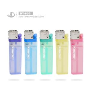 China Model NO. DY-805 8.05*2.18*0.92 CM Electronic Flint Lighter wholesale