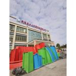 Unique Design Crotaline Fiberglass Big Water Slide For 2-3 People