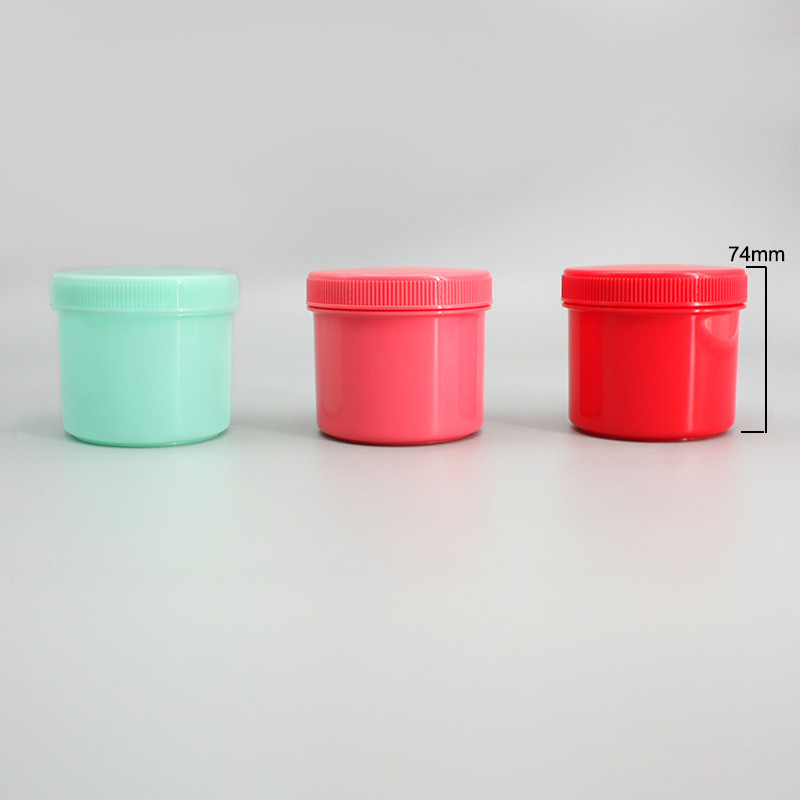 Cylindrical 72mm 8.45oz Cosmetic Cream Jars