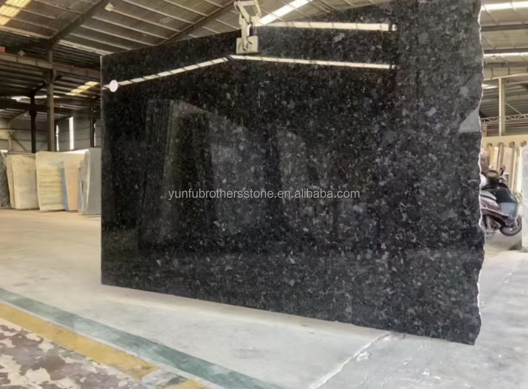 Modern Style Elegant Black Marble Granite Slab for Villa Countertop and Outdoor Decor