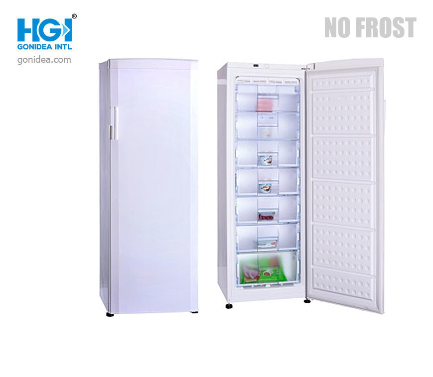 Semi Automatic Defrost Function LED Single Door Small Fridge 154 Liter