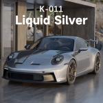 Liquid Silver Colour Changing Vinyl Wrap 7.5mil Thickness TPU PPF Film K-011