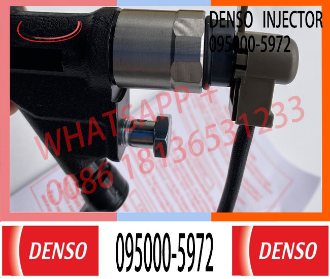 diesel fuel injector 095000-5972 23670-E0360 injector for HINO 700 E13C, FS, SS, 6x4 common rail 095000-5972