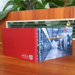 Hardcover Video Business Card With Lcd Screen / Portrait And Landscape Style