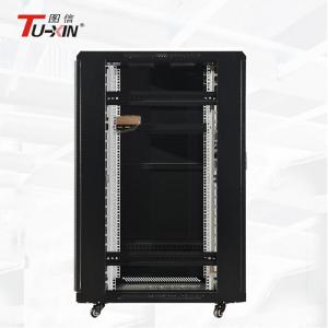 China Indoor 22U Computer Rack Cabinet , Floor Standing Network Rack Radiation Protection wholesale