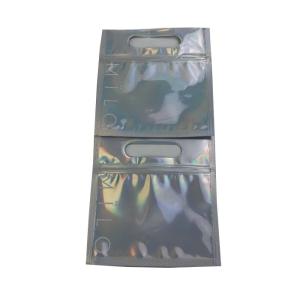 China Gravure Printing Mylar Foil Holographic Packaging Pouches wholesale