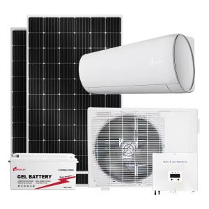 China Powerful and Affordable Solar Air Conditioner AC/DC Hybrid Inverter Included for Home wholesale