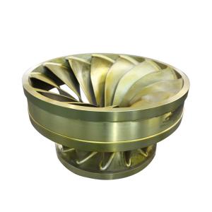 China Split Welded 0.5m Francis Turbine Runner 300KW High Toughness Water Turbine Parts on sale