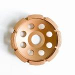High Quality 4inch Laser Welded 105mm Single Row Diamond Cup Wheel For Concrete