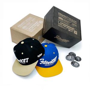 China Customized Size Recycled Baseball Cap Hat Packaging Shipping Box wholesale