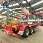 Juyuan Trailer 2 Axle 20ft Container Transporter Chassis Semi-Trailer at