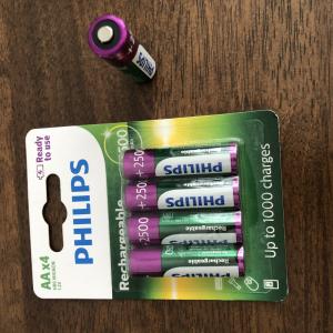 China Toy Car Philips AA Rechargeable Batteries NIMH 2500mAh MSDS Approved wholesale