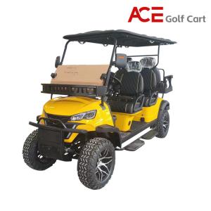 China ACE-6 Lithium Battery Electric Golf Cart 4000W Motor 80 - 100km Endurance Mileage wholesale