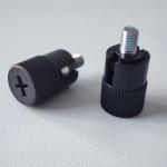 Cross Head M5 Knurled Thumb Screws M5x7mm Hand Tighten Mill Steel PA66