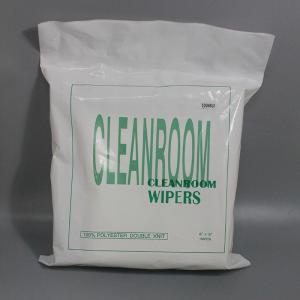 China Industrial Lcd Screen Cleanroom Polyester Wipes 4x4 For Lab Cleaning on sale