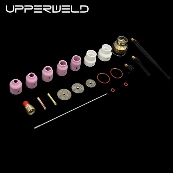 27PCS TIG Welding Torch Accessories for WP-9/20 2.4mm Diameter Ceramic Nozzle Included