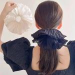 New Wrinkle Scrunchie Large Edge Hair Rope