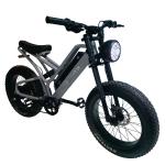Electronic Fat Tyres Electric Bike 20 Inch Fat Tire 500w Ebike 48v With Smart