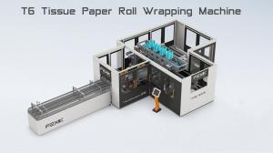 China Jumbo Roll 10min Toilet Tissue Making Machine , 200packs/Min Toilet Roll Maker wholesale