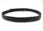 Custom Braided Woven Womens Genuine Leather Belt