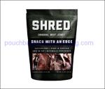 Kraft pack bag, stand up pouch bag with zipper top for food packaging