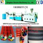 HDPE Carbon Spiral Tube Extrusion Machine Corrugated PVC Pipe Production Line