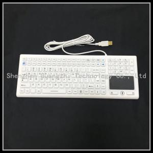 China Washable 122 Key USB PS2 Medical Silicone Keyboard wholesale