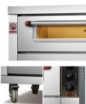 Three Deck Three Trays 12kw Industrial Baking Oven for bakery shop or kitchen