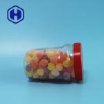 360ml Oval Food Safe PET Jar Packaging Cashews Peanuts Plastic Cover Custom Made