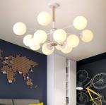 Scandinavian chandelier lighting Nordic wooden chandeliers kids room Light(WH-MI