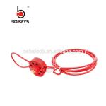 Universal Wheel Type Cable Lockout BD-L31 safety lock cable