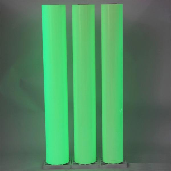 Self-adhesive Glow In The Dark Material Photoluminescent Vinyl High Luminous